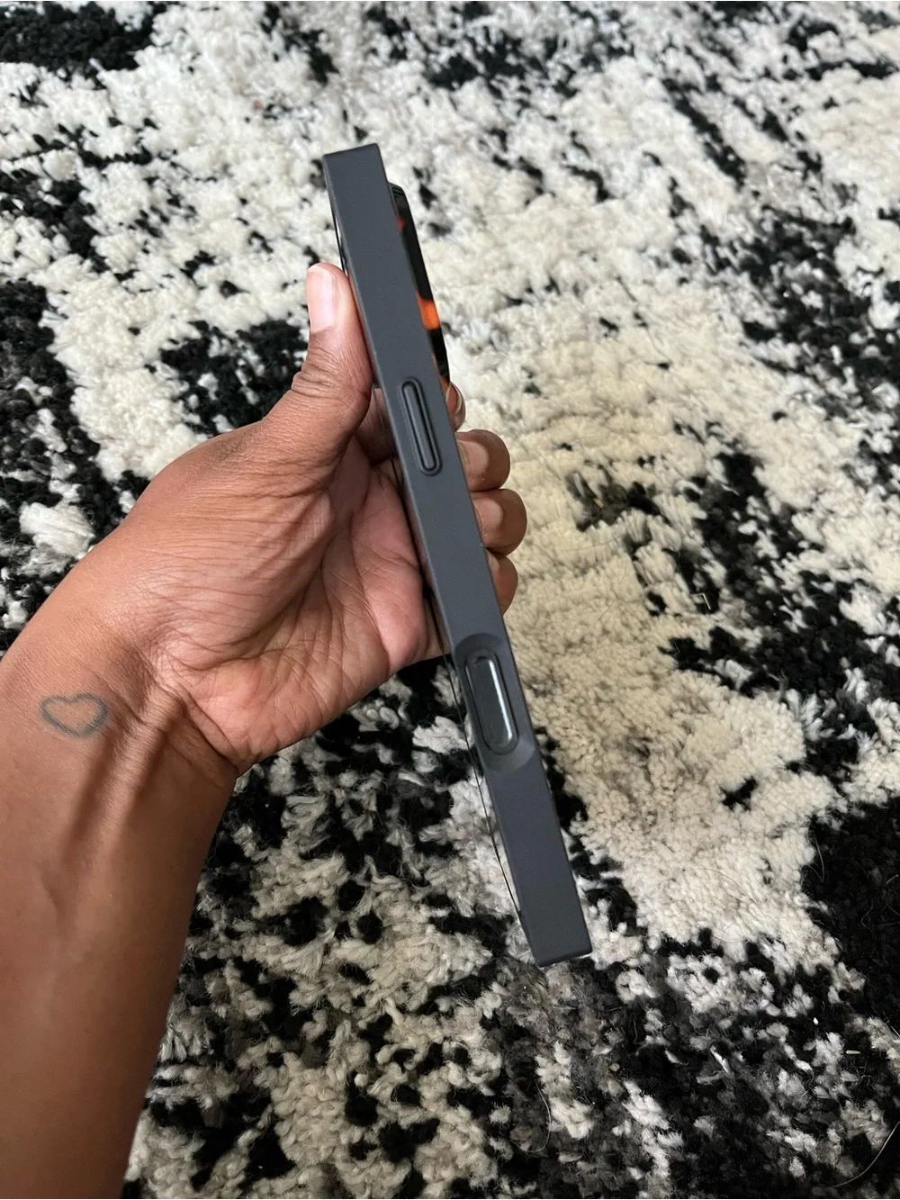Orange & Black Tortoiseshell Camera-Ready Phone Case